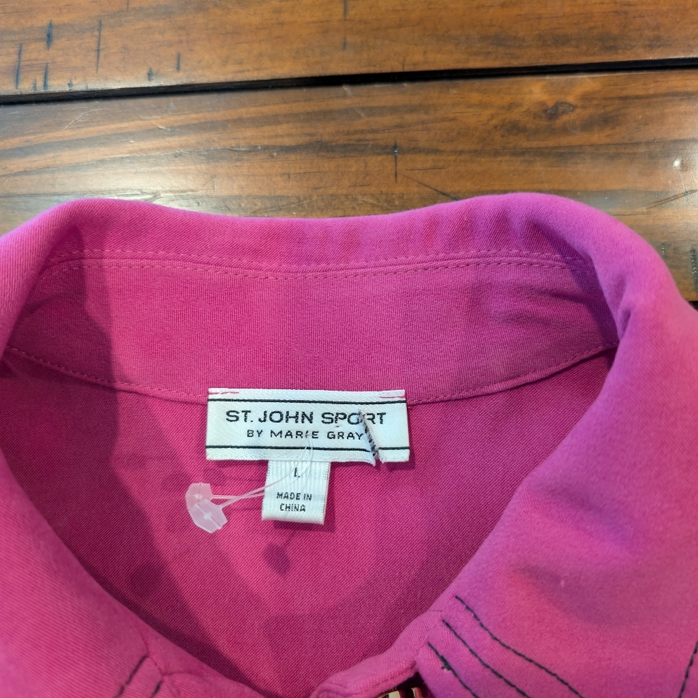 St. John Sport Button Down Jacket Lightweight - image 4